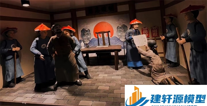 剑川陈规除恶绅微缩场景